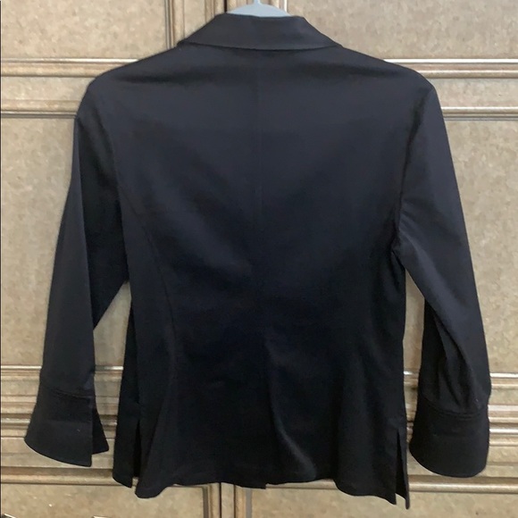 LINDA ALLARD ELLEN TRACY CASUAL BLACK SUIT - Picture 12 of 15